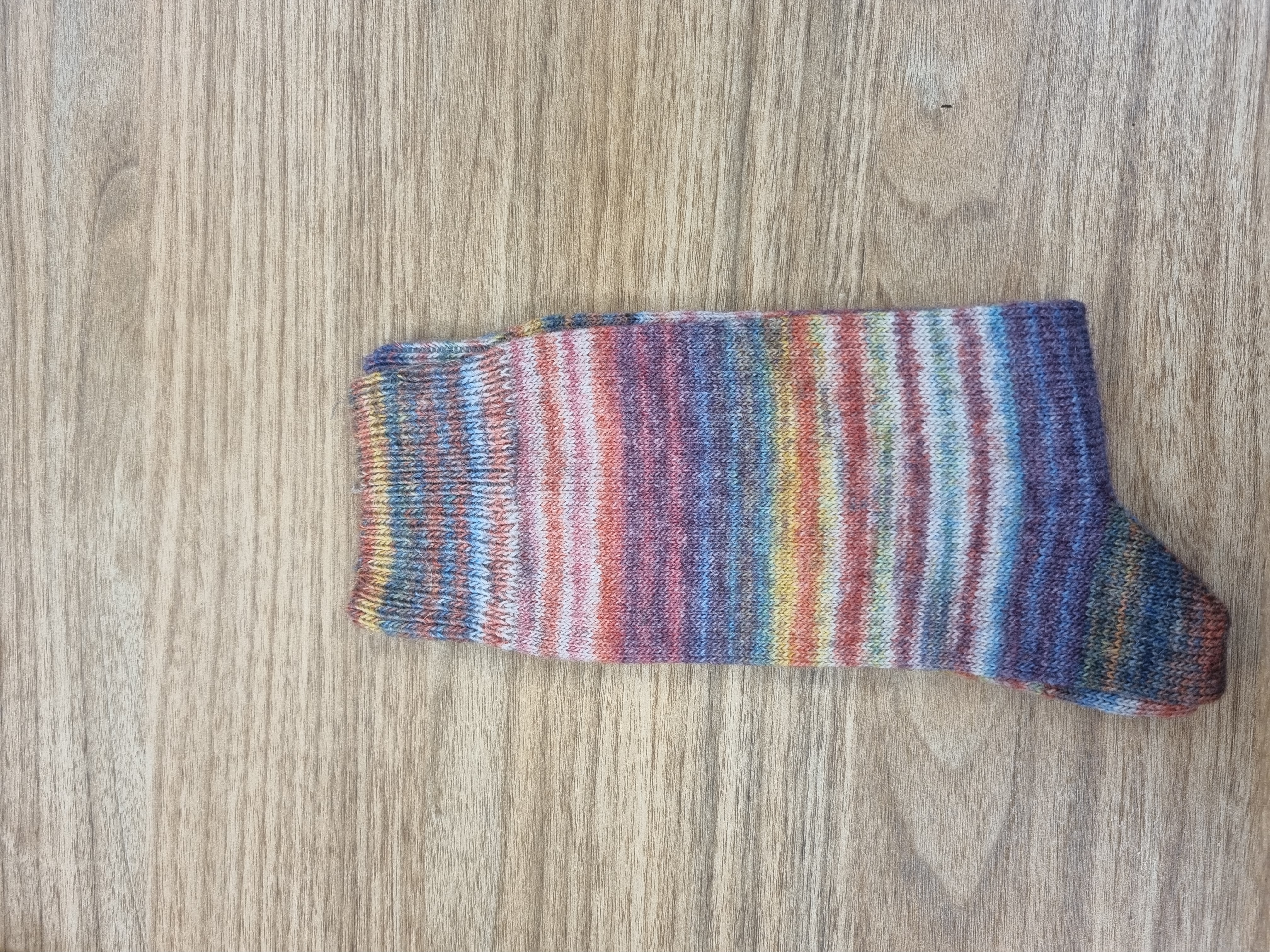 Farbwechsel-Wollsocken mit Alpaka * 2er-Bdl