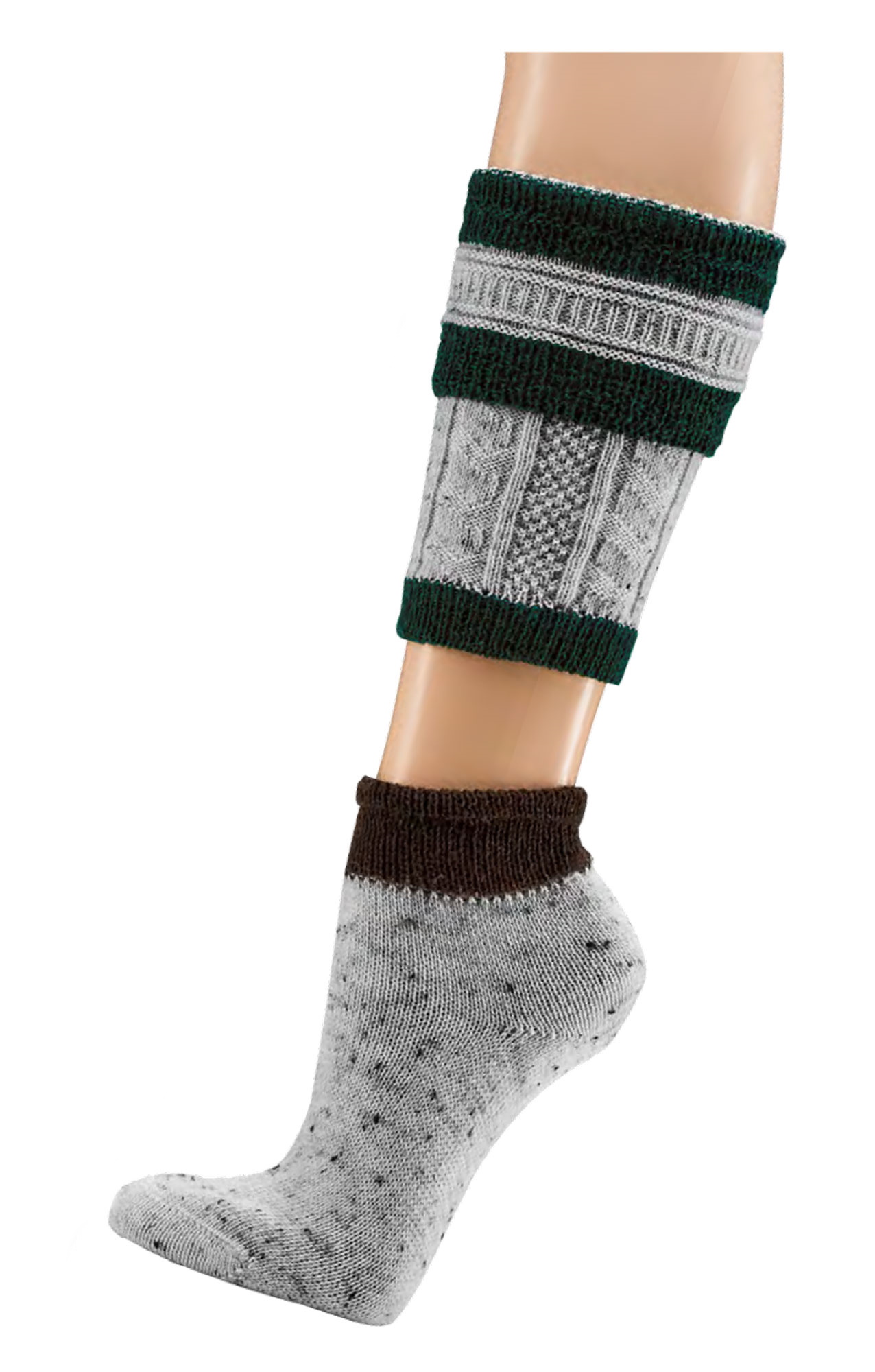 Loferl, 2tlg. = Socken + Wadenwärmer