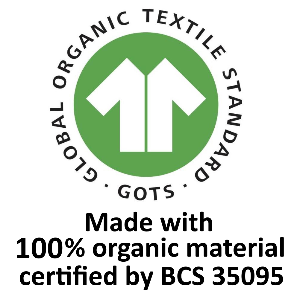 100% GOTS-Bio Baumwoll-KNIESTRÜMPFE * 2er-Bündel