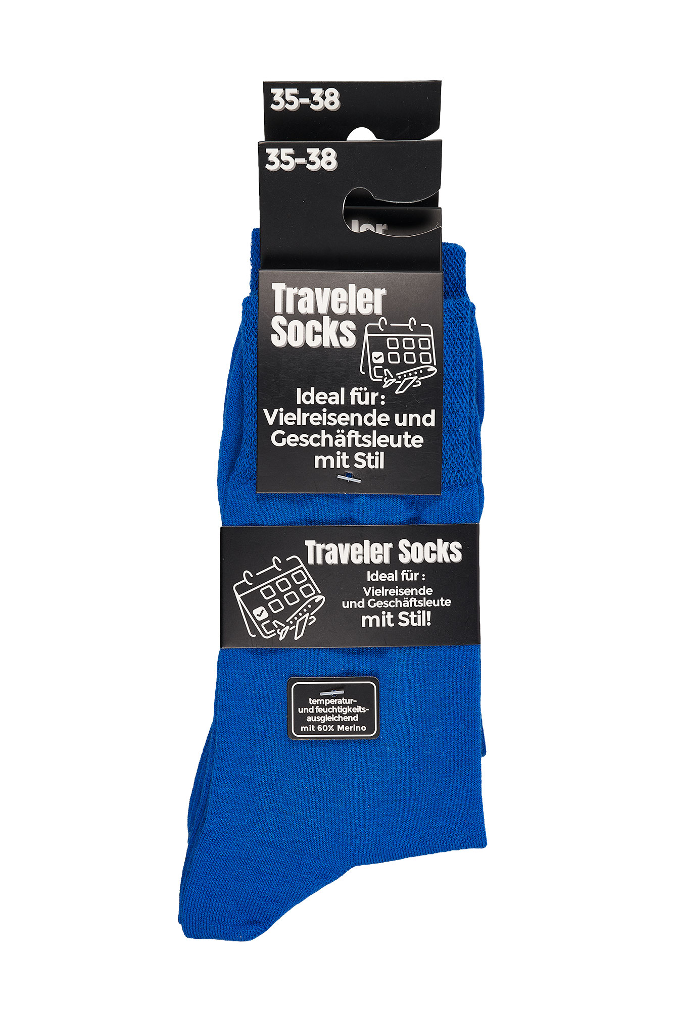 Merino Luxus-Funktions-Socken "Traveler" * 2er-Bündel