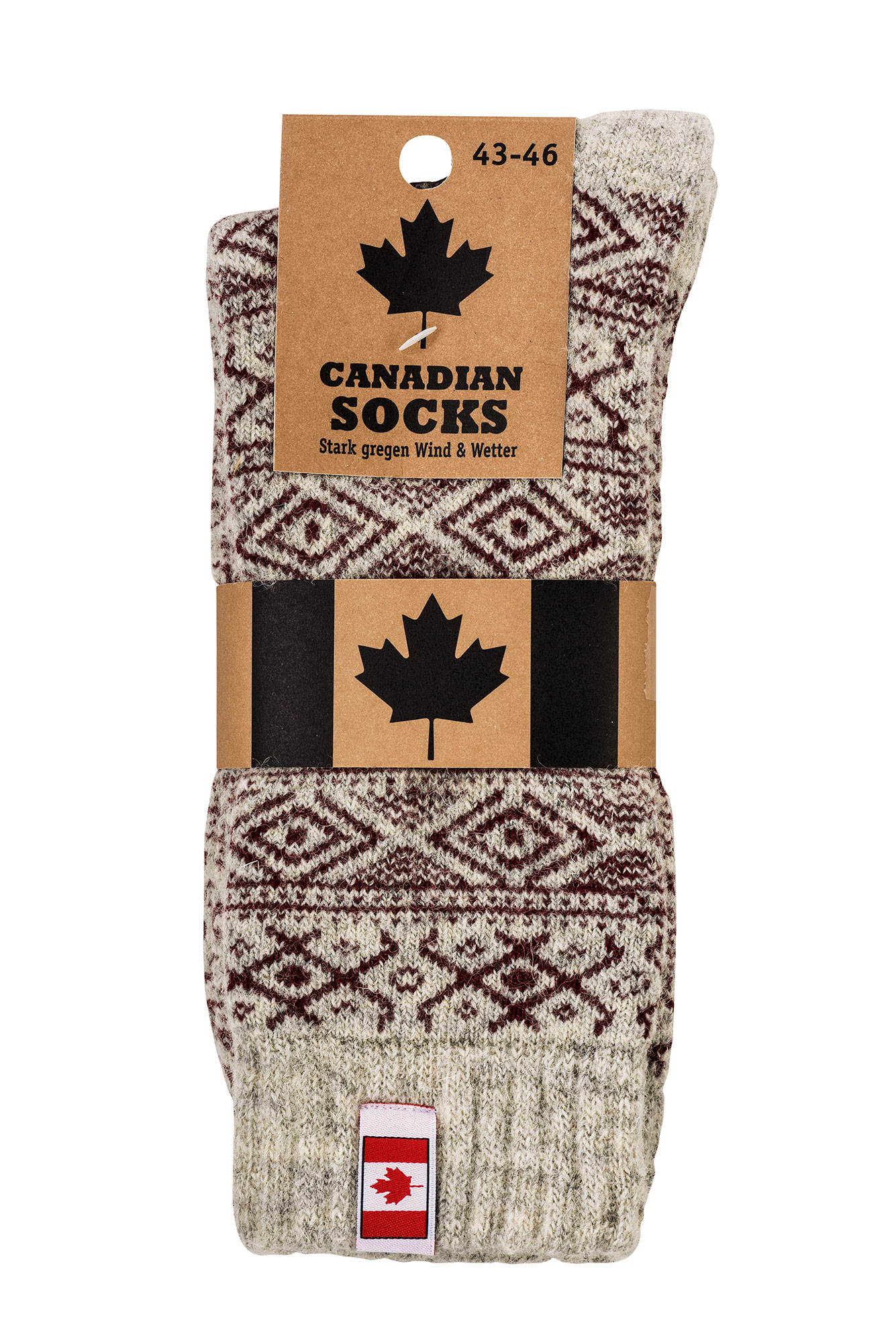 "Canadian Socks" THERMO-Wollsocken * 60er-VE