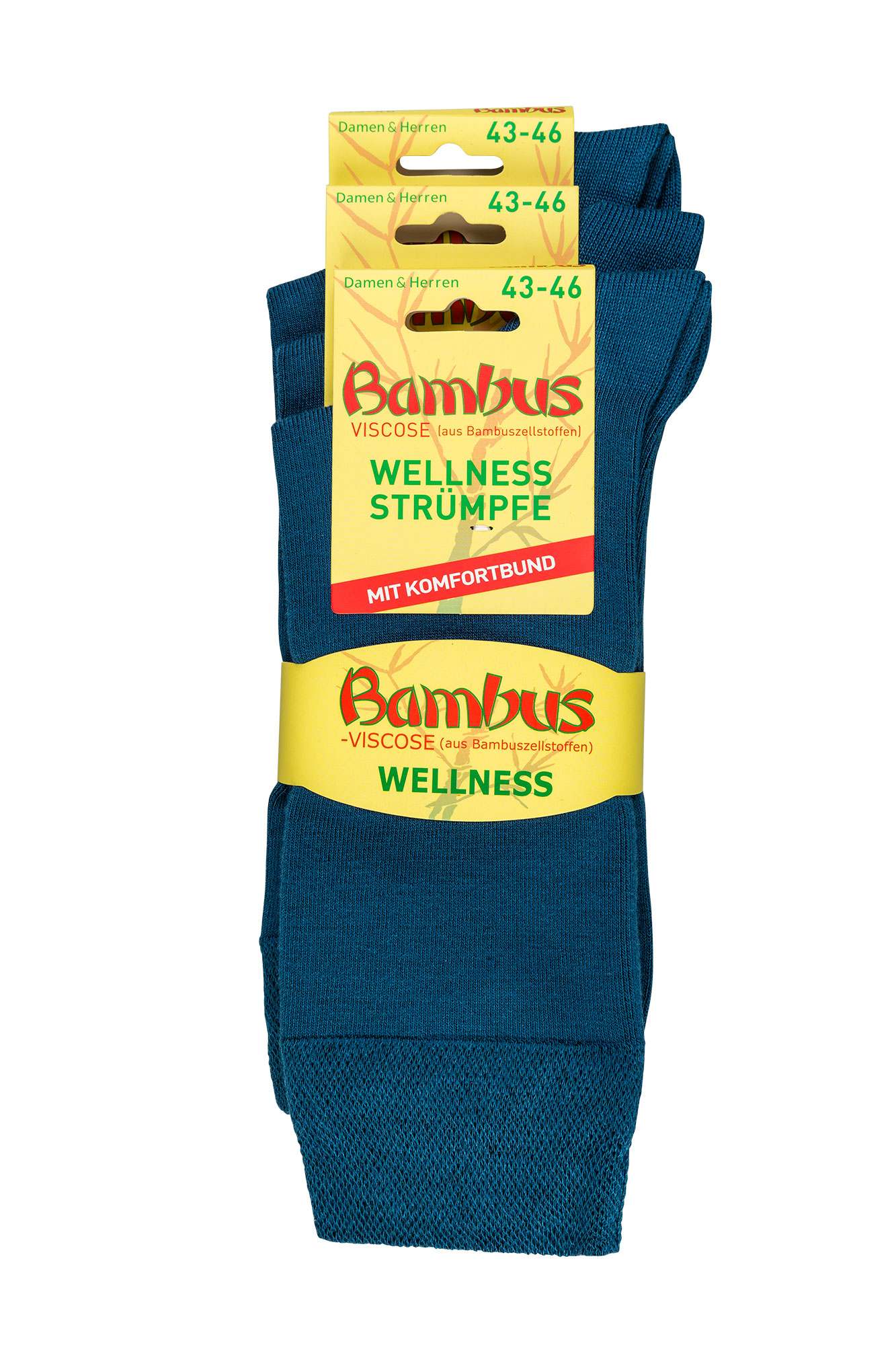 Wellnesssocken Viskose (Bambus) * 3er-Bündel