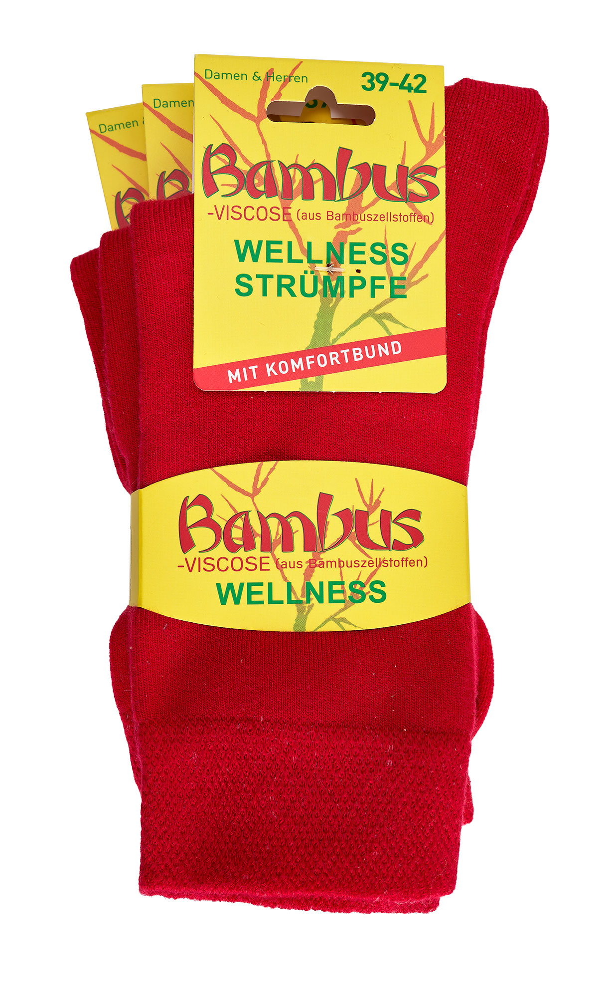 Wellnesssocken Viskose (Bambus) * 3er-Bündel