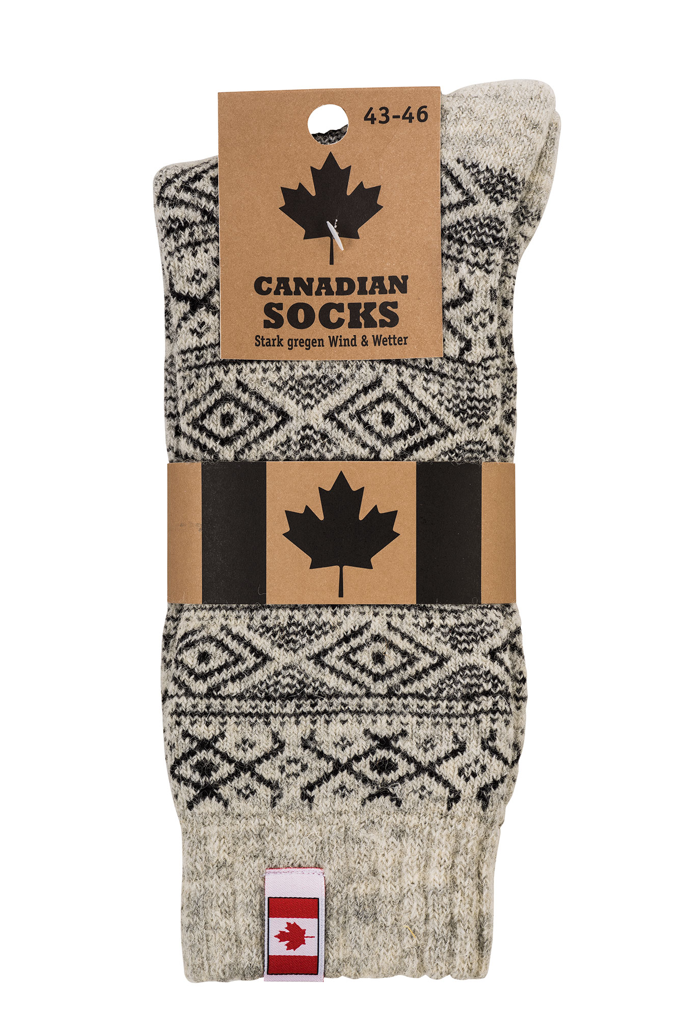 "Canadian Socks" THERMO-Wollsocken * 60er-VE