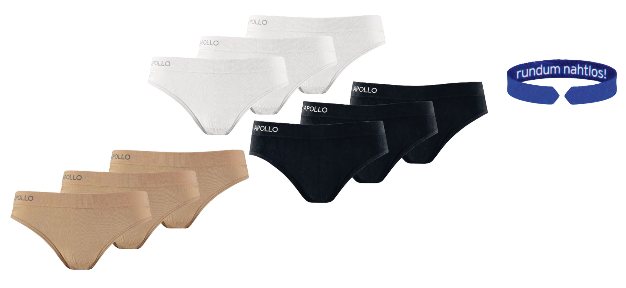 Damen-Slips "Seamless" * 3er-Pack